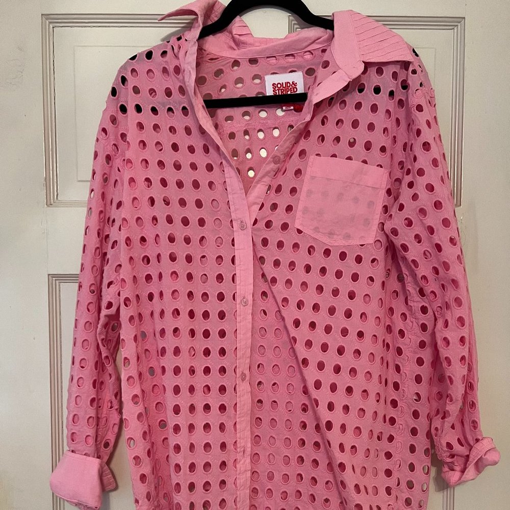 Solid & Striped Pink Cabana Top